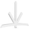 Ekena Millwork Alberta Architectural Grade PVC Gable Bracket, 108"W x 67 1/2"H x 4"D x 6"F, 15/12 Pitch GBP108X68X0406ALB00 - alternate 1